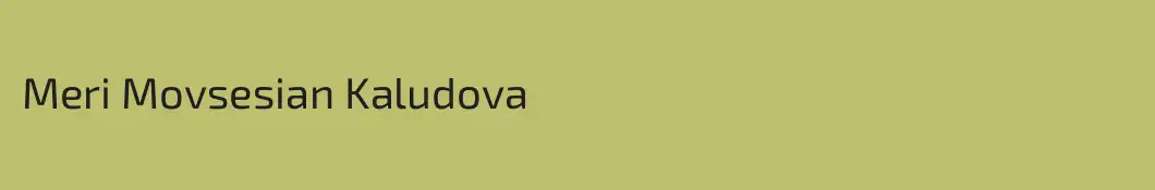 Meri Movsesian Kaludova